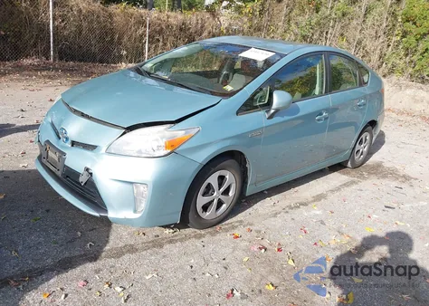 2012 Toyota Prius Two z USA, uszkodzony, nr VIN JTDKN3DU6C1485199